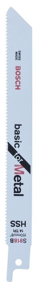 Bosch S 918 BF 100mm 5'li Metal Panter Testere Bıçağı 2608651781
