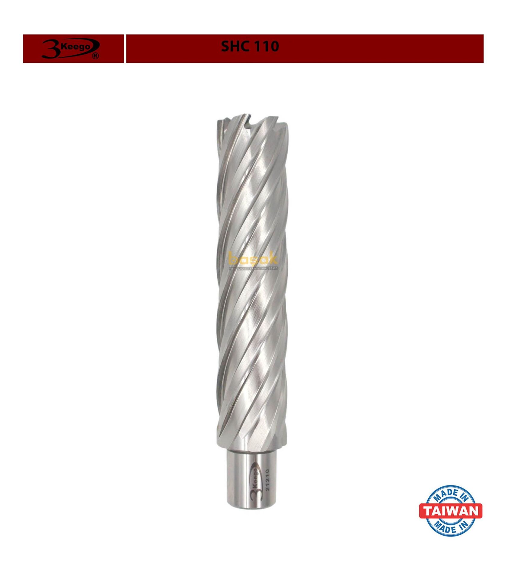 3Keego 26 x 110 mm HSS Uzun Manyetik Matkap Ucu SHC110