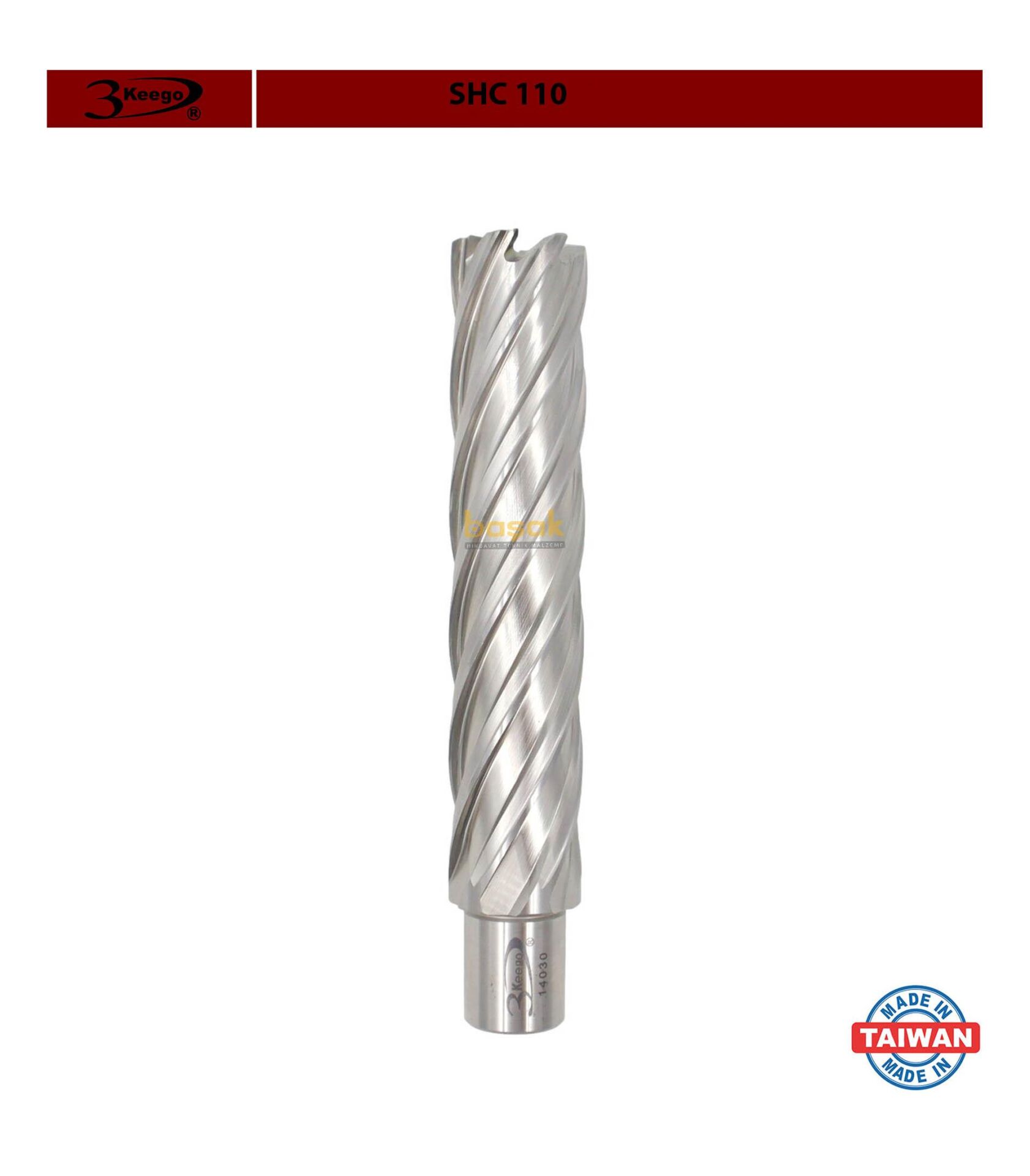3Keego 25 x 110 mm HSS Uzun Manyetik Matkap Ucu SHC110
