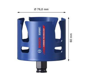 Bosch 76 mm Yapı Malzemeleri İçin Panç 2608900473