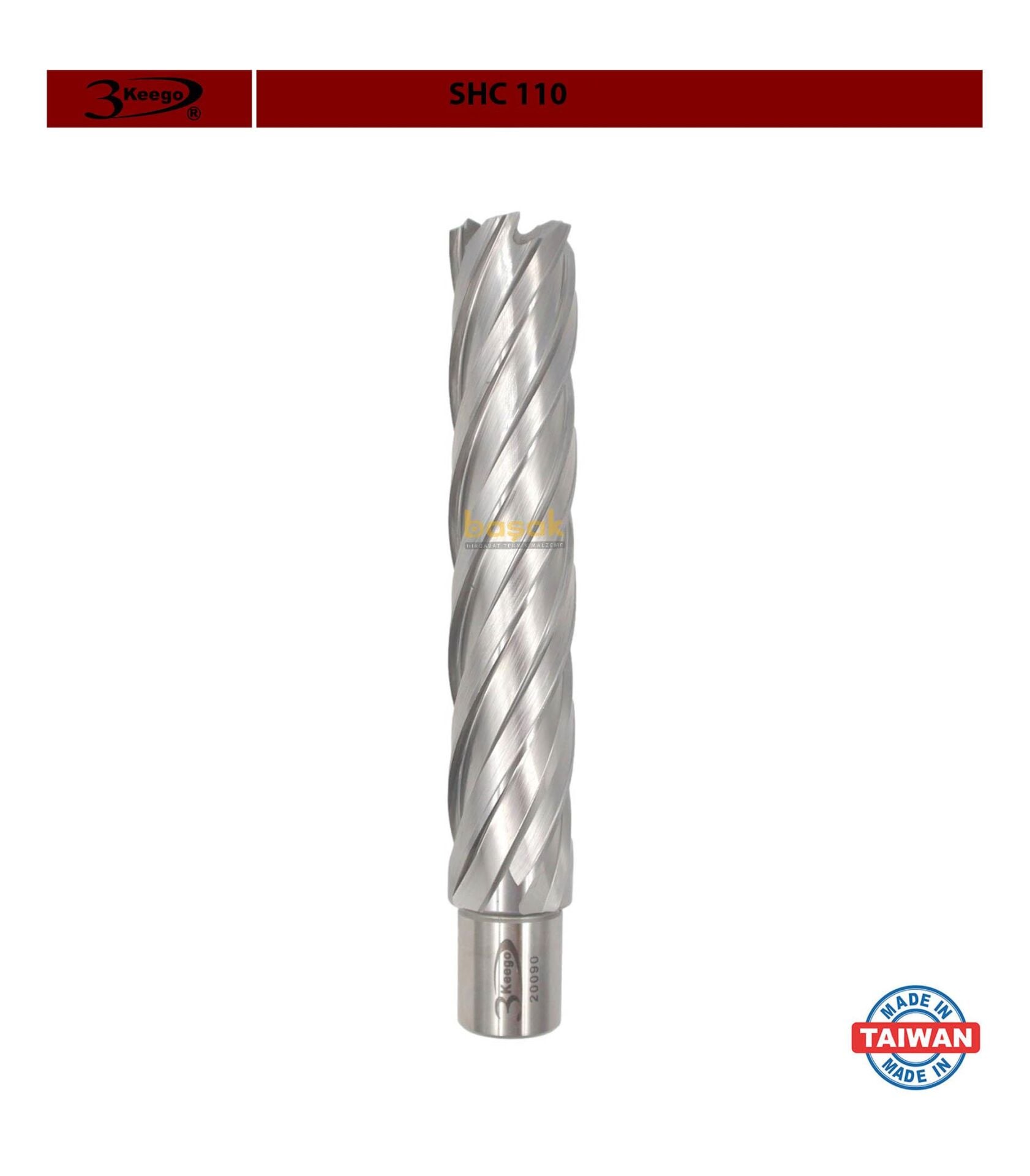 3Keego 23 x 110 mm HSS Uzun Manyetik Matkap Ucu SHC110