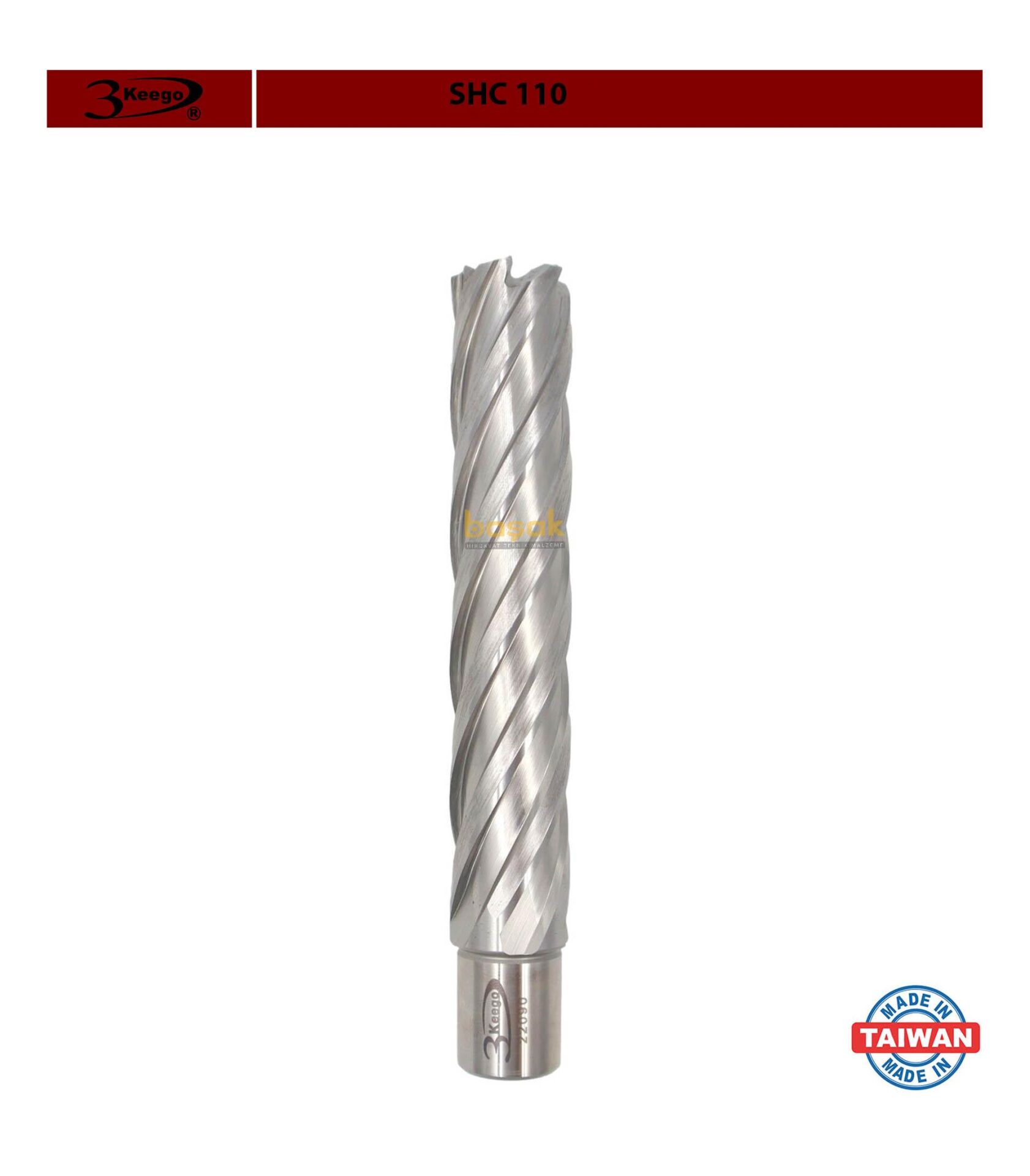 3Keego 22 x 110 mm HSS Uzun Manyetik Matkap Ucu SHC110