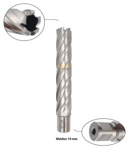 3Keego 22 x 110 mm HSS Uzun Manyetik Matkap Ucu SHC110