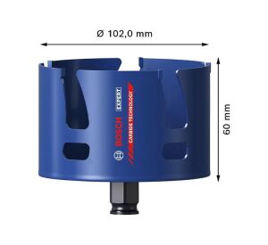 Bosch 102 mm Yapı Malzemeleri İçin Panç 2608900480