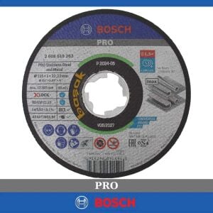 Bosch X-LOCK 115x1mm Expert Inox (Paslanmaz Çelik) Kesme Taşı Rapido 2608619263