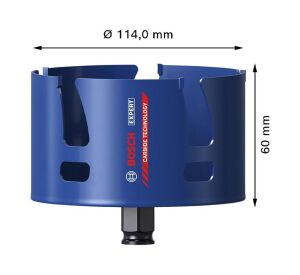 Bosch 114 mm Yapı Malzemeleri İçin Panç 2608900483