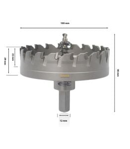 3Keego 100 mm TCT Elmas Uçlu Panç HG60