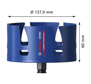 Bosch 127 mm Yapı Malzemeleri İçin Panç 2608900485