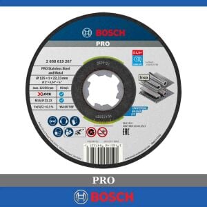Bosch X-LOCK 125*1mm Inox (Paslanmaz) Kesme Taşı 10'lu 2608619267