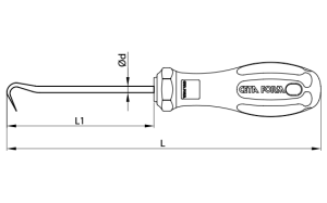 Ceta Form R36-4 Kanca Uçlu Biz