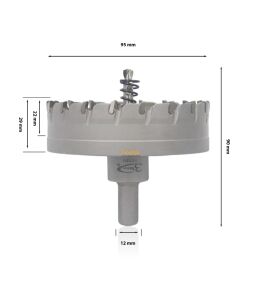 3Keego 95 mm TCT Elmas Uçlu Panç HG60