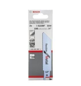 Bosch S 522 BF 2'li Esnek Metal Panter Testere Bıçağı 2608656269