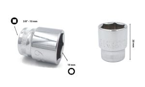 Ceta Form 19 mm 3/8” 6 Köşe Lokma Anahtar C12-H19