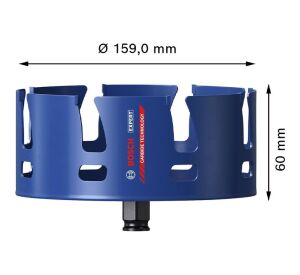 Bosch 159 mm Yapı Malzemeleri İçin Panç 2608900488