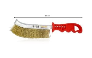 Ceta Form 245 mm Plastik Saplı Tel Fırça R41-1