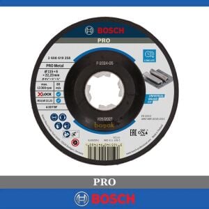Bosch X-LOCK 115*6,0 mm Pro Bombeli Metal Taşlama Taşı 2608619258