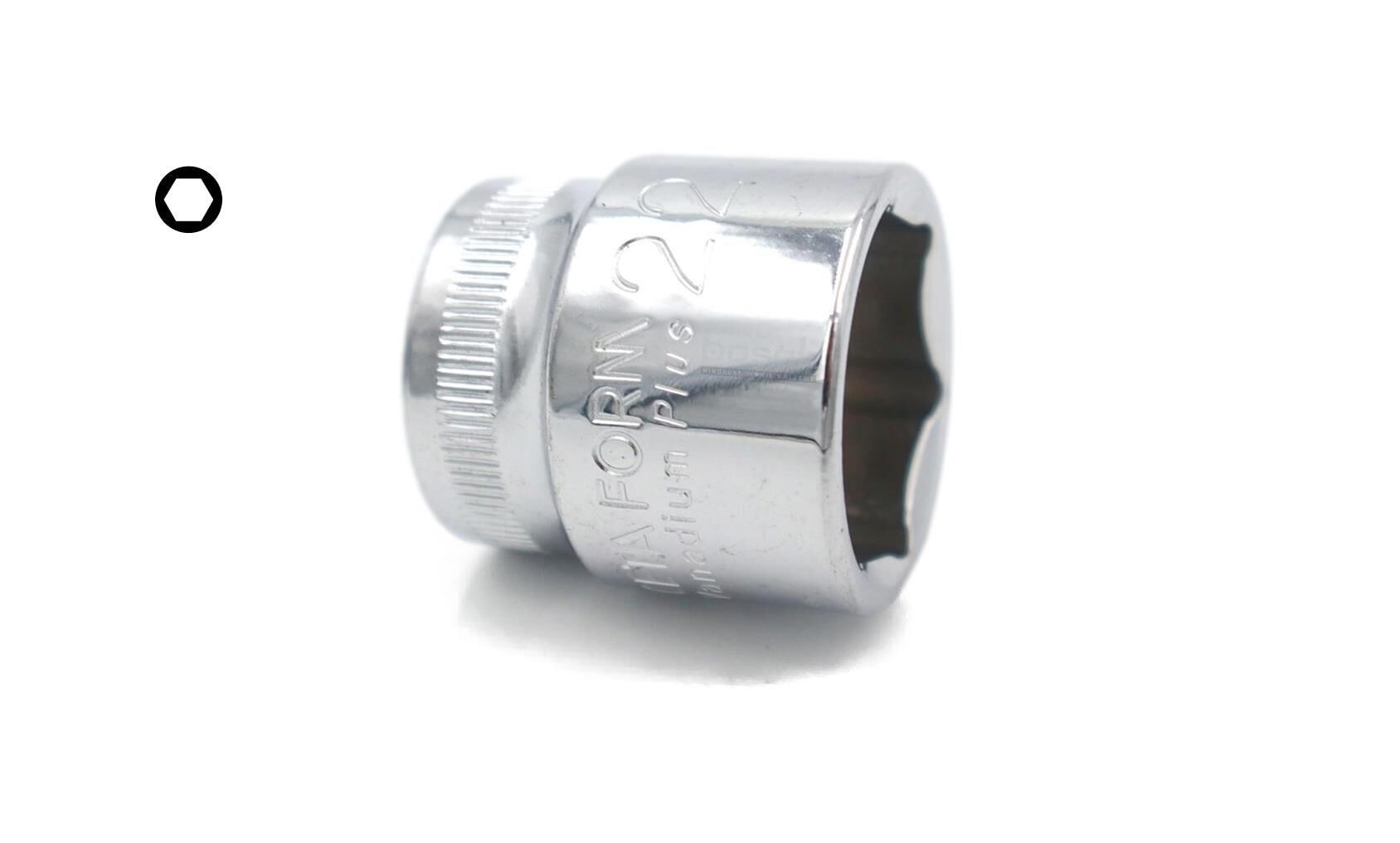 Ceta Form 22 mm 3/8” 6 Köşe Lokma Anahtar C12-H22