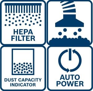 Bosch GDE 18V-16 Toz Emme Sistemi 1600A0051M