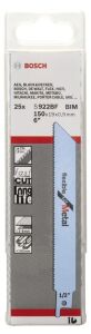 Bosch S 922 BF 100mm 25'li Esnek Metal Panter Testere Ucu 2608657550