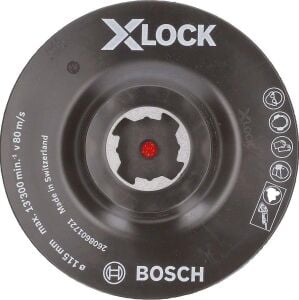 Bosch X-LOCK 115 mm M14 Cırtlı Zımpara Tabanı 2608601721