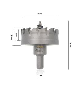 3Keego 70 mm TCT Elmas Uçlu Panç HG60