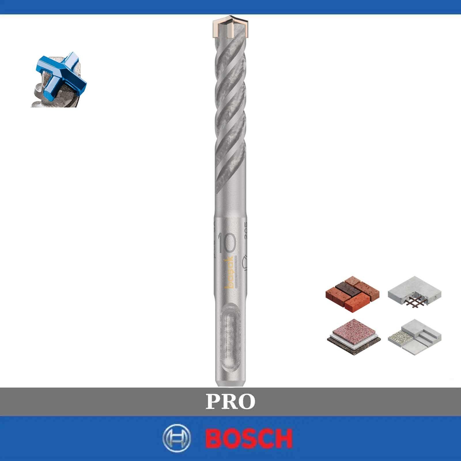 Bosch Pro SDS Plus-5X 10 x 110 mm Dört Elmaslı Matkap Ucu 2608706901