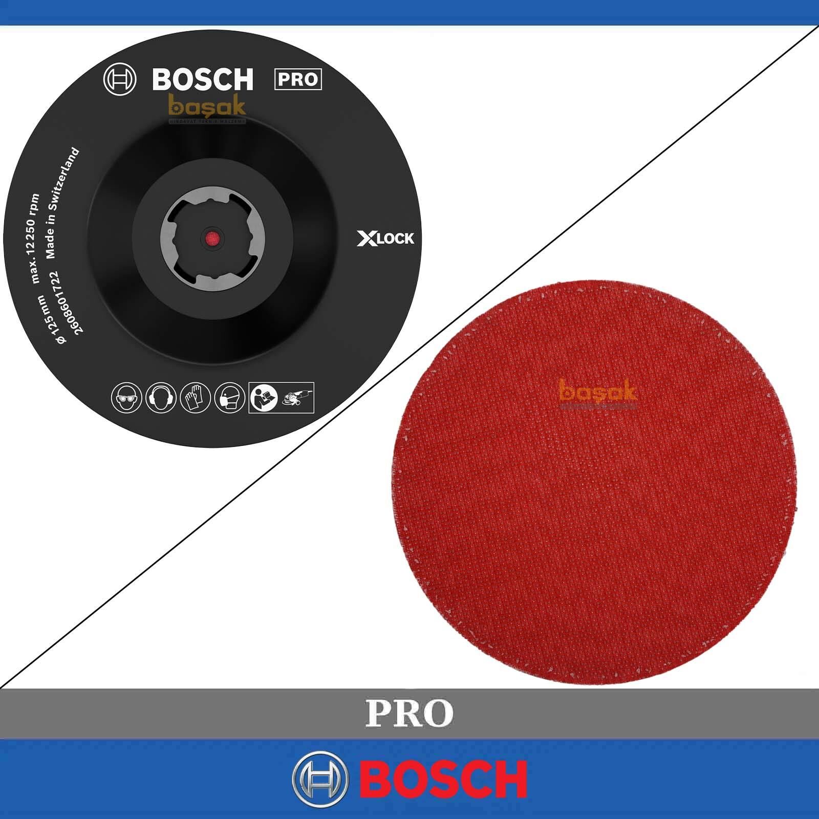 Bosch X-LOCK 125 mm Cırtlı Zımpara Tabanı 2608601722