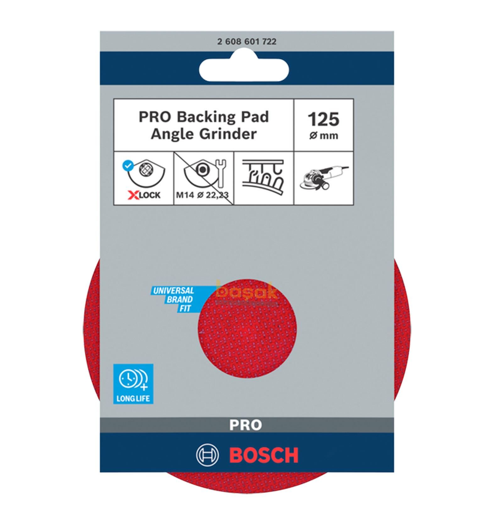 Bosch X-LOCK 125 mm Cırtlı Zımpara Tabanı 2608601722 | Bosch