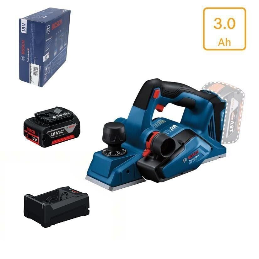 Bosch GHO 185-LI 3 Amper Tek Akülü Planya Makinesi