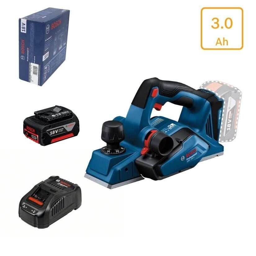 Bosch GHO 185-LI 3 Amper Tek Akülü Planya Makinesi