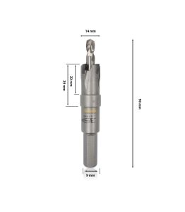 3Keego 14 mm TCT Elmas Uçlu Panç HG60