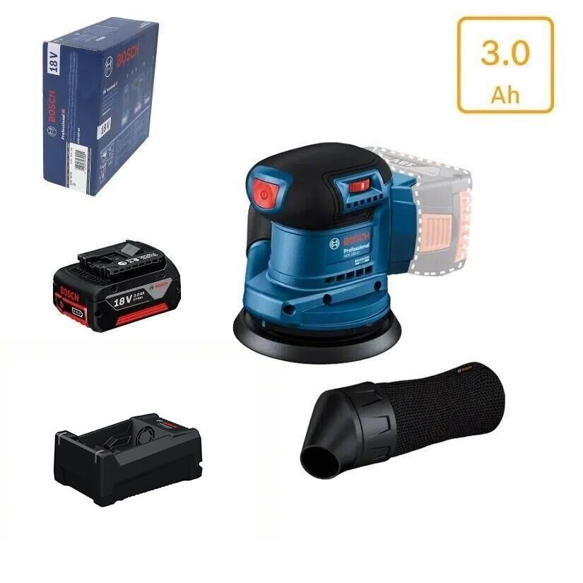 Bosch GEX 185-LI 3 Amper Tek Akülü Zımpara Makinesi