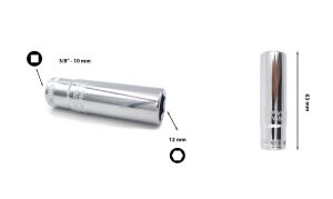 Ceta Form 12 mm 3/8” 6 Köşe Derin Lokma Anahtar C14-H12