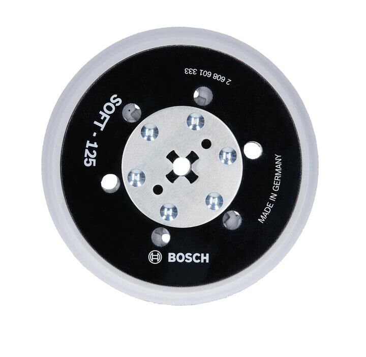 Bosch 125 mm 5/16'' Çok Delikli Zımpara Tabanı Yumuşak 2608601333