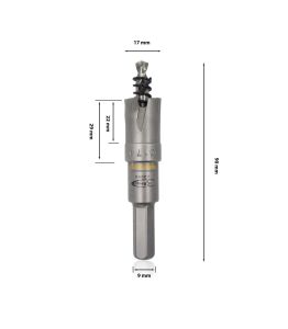 3Keego 17 mm TCT Elmas Uçlu Panç HG60