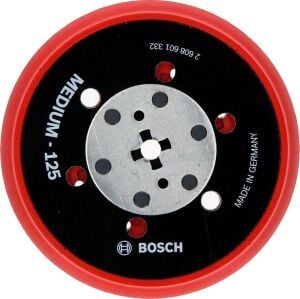 Bosch 125 mm 5/16'' Çok Delikli Zımpara Tabanı Orta 2608601332