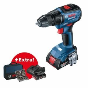 Bosch GSR 18V-50 2x2 Ah. Akülü Vidalama+43 Prç Vidalama Seti 06019H5004