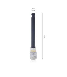Ceta Form 1/2” 10 mm Ekstra Uzun Tip Topbaşlı Allen Uçlu Lokma C28S-HB10XL