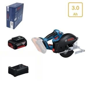 Bosch GKM 18V-50 3 Amper Tek Akülü Metal Kesen Daire Testere Makinesi
