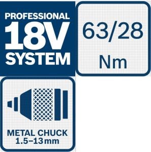 GSR 18V-28 + 2x2,0 Ah + L-Boxx UNI 06019H4102