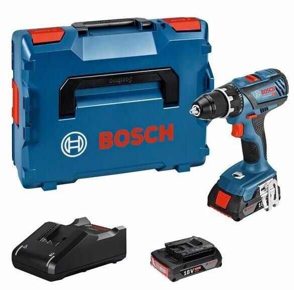 GSR 18V-28 + 2x2,0 Ah + L-Boxx UNI 06019H4102