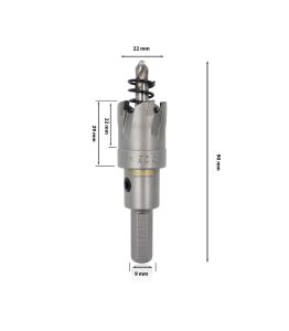 3Keego 22 mm TCT Elmas Uçlu Panç HG60