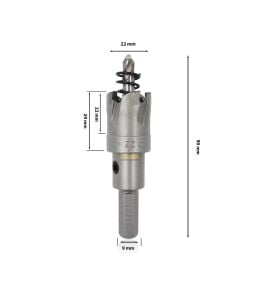 3Keego 22 mm TCT Elmas Uçlu Panç HG60