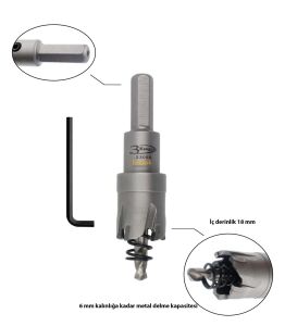 3Keego 22 mm TCT Elmas Uçlu Panç HG60