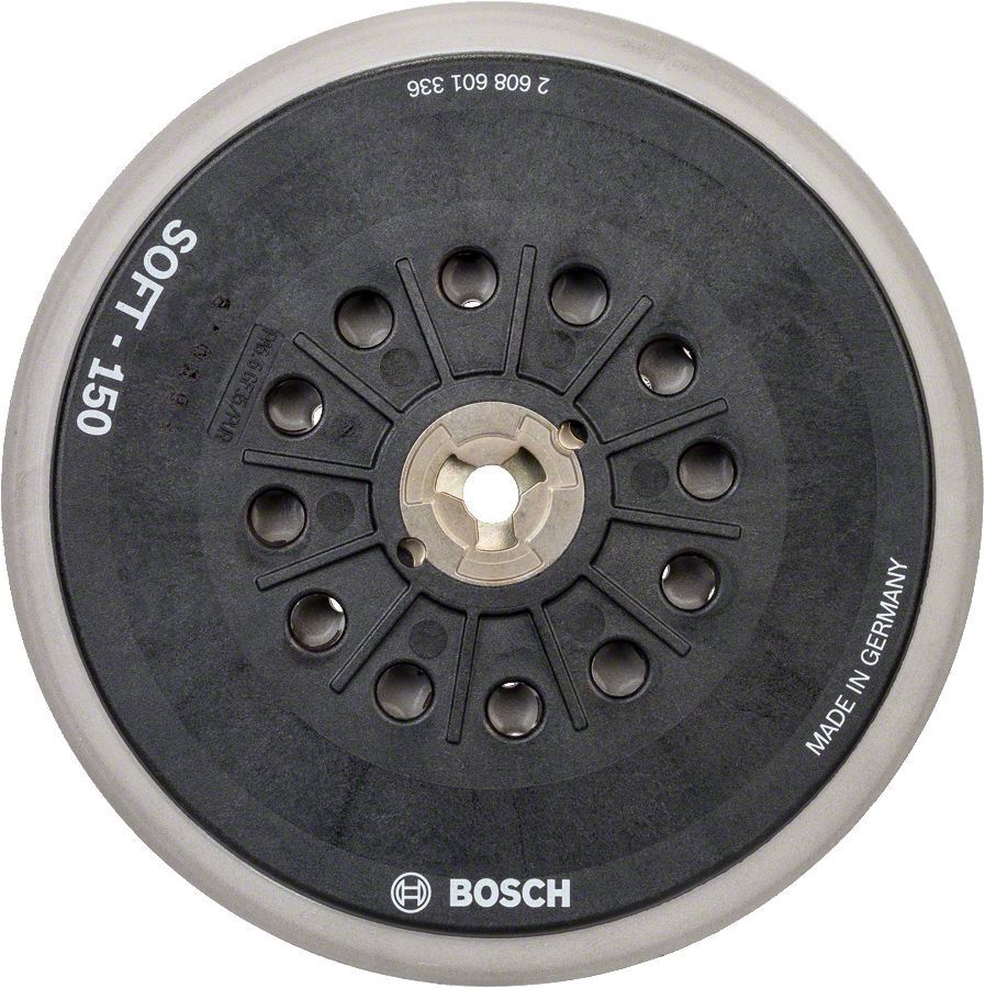 Bosch 150 mm Çok Delikli Zımpara Tabanı Yumuşak 2608601336