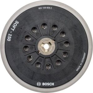 Bosch 150 mm Çok Delikli Zımpara Tabanı Yumuşak 2608601336
