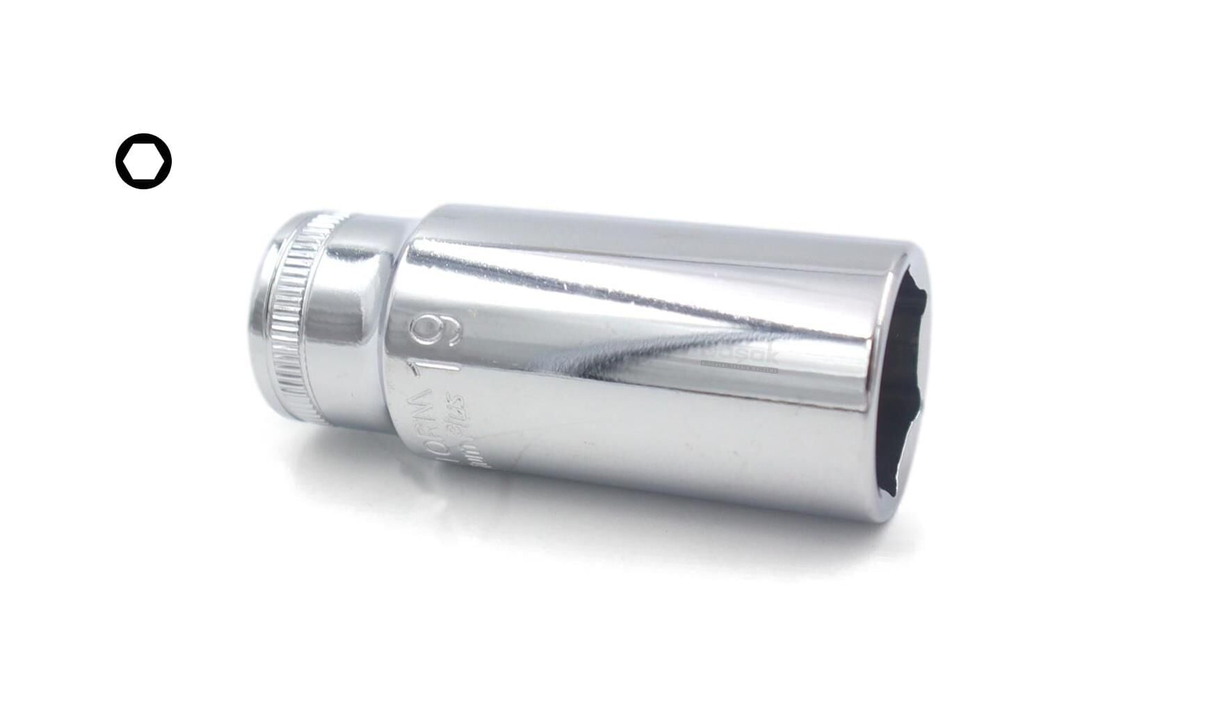 Ceta Form 19 mm 3/8” 6 Köşe Derin Lokma Anahtar C14-H19