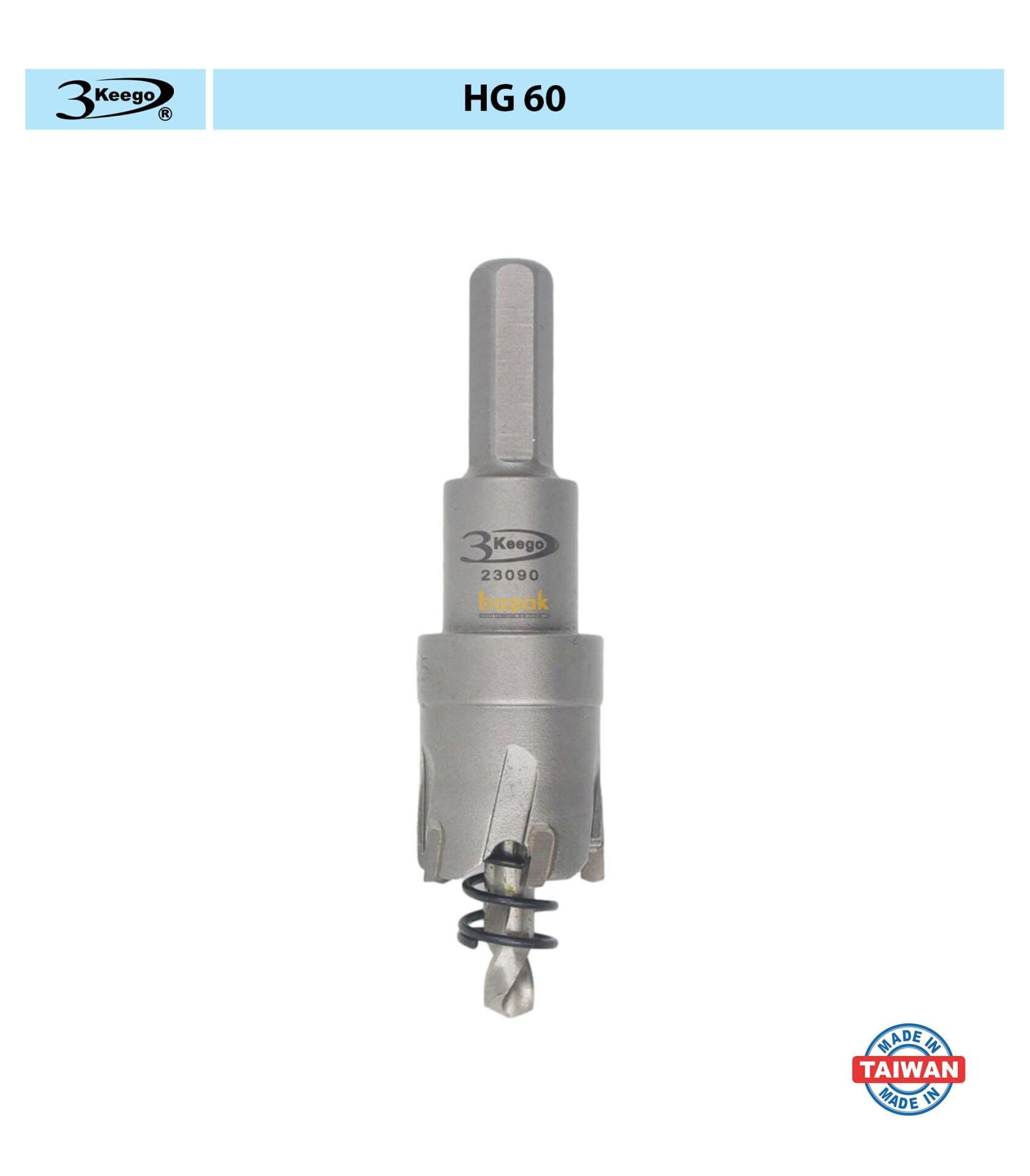 3Keego 22,5 mm TCT Elmas Uçlu Panç HG60