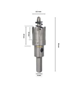 3Keego 22,5 mm TCT Elmas Uçlu Panç HG60