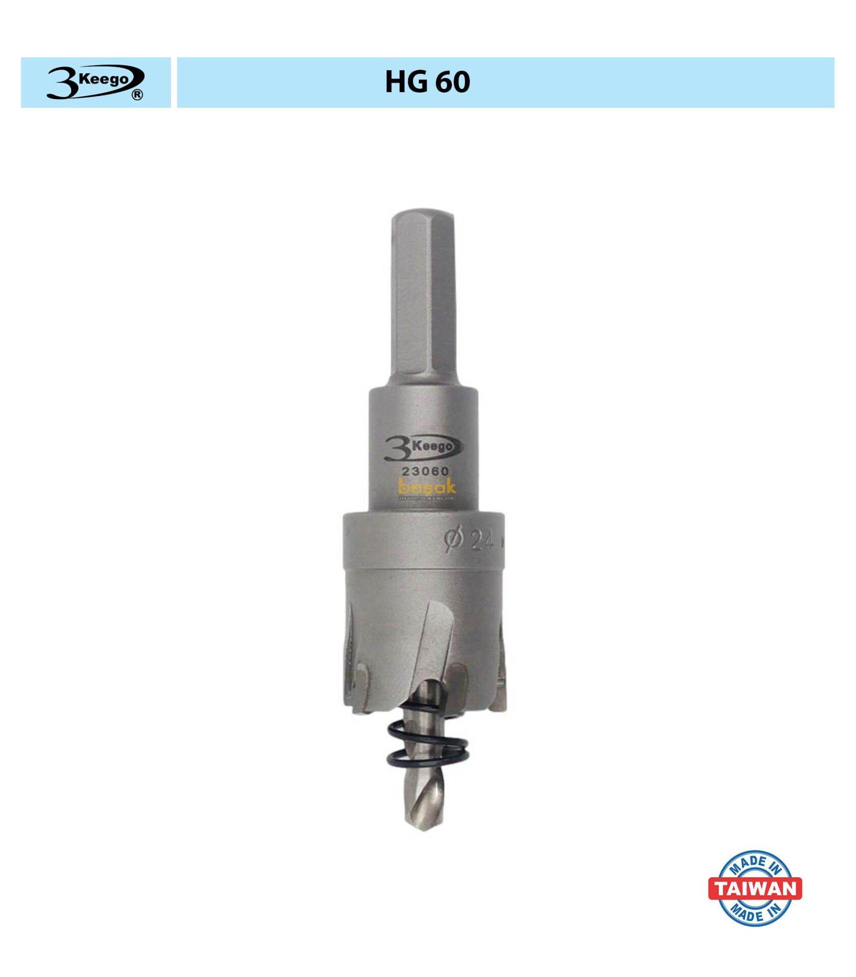 3Keego 24 mm TCT Elmas Uçlu Panç HG60